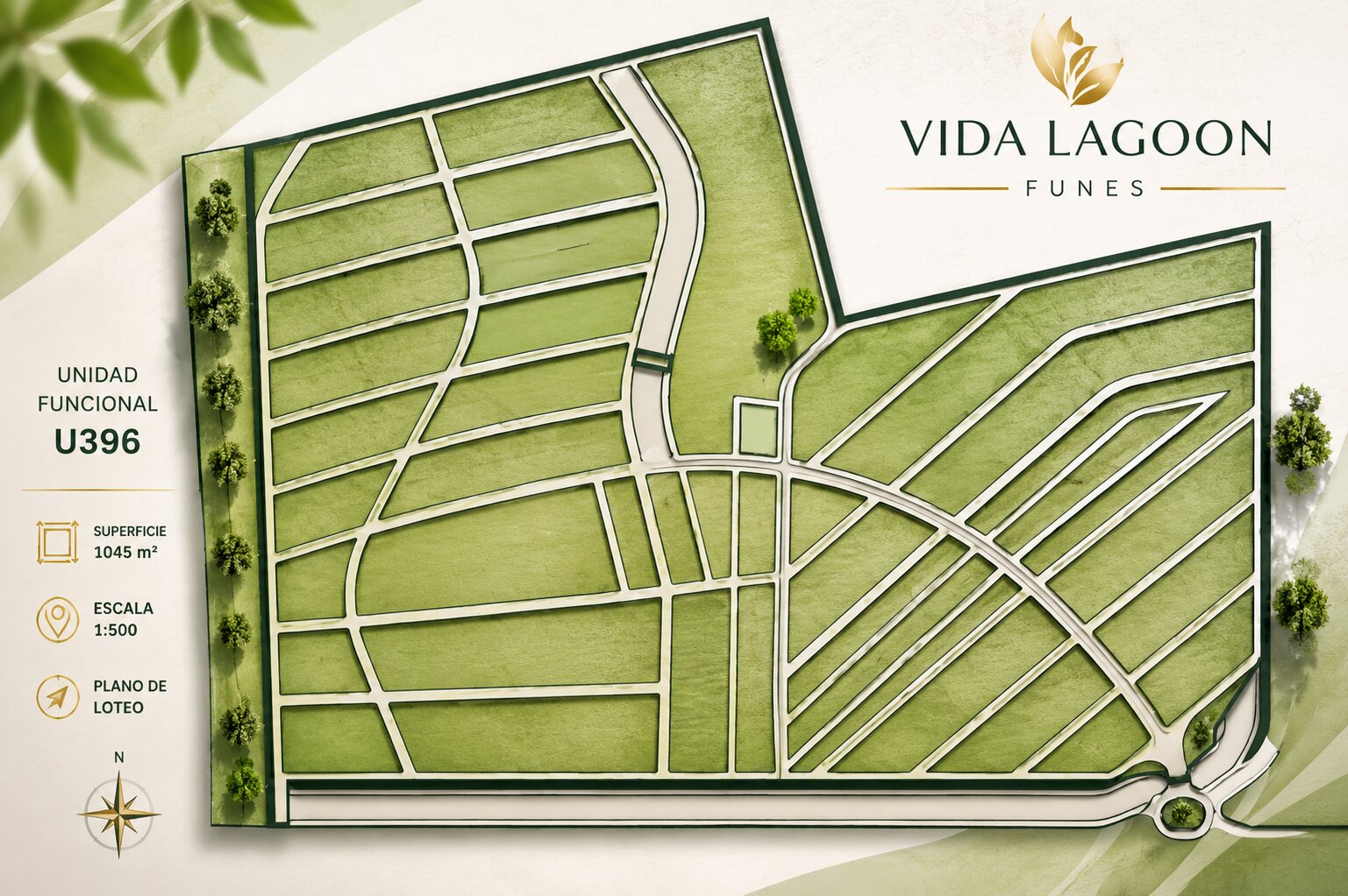 VENTA LOTE VIDA LAGOON FUNES OPORTUNIDAD EXCELENTE UBICACION - 3