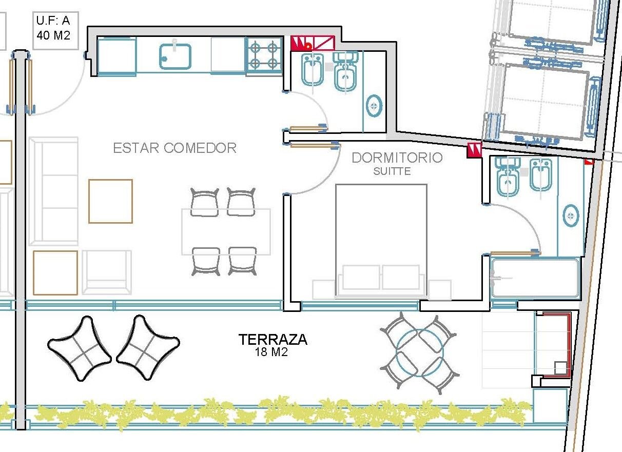 Departamento a estrenar en venta. 2 ambientes con balcón al frente - 18