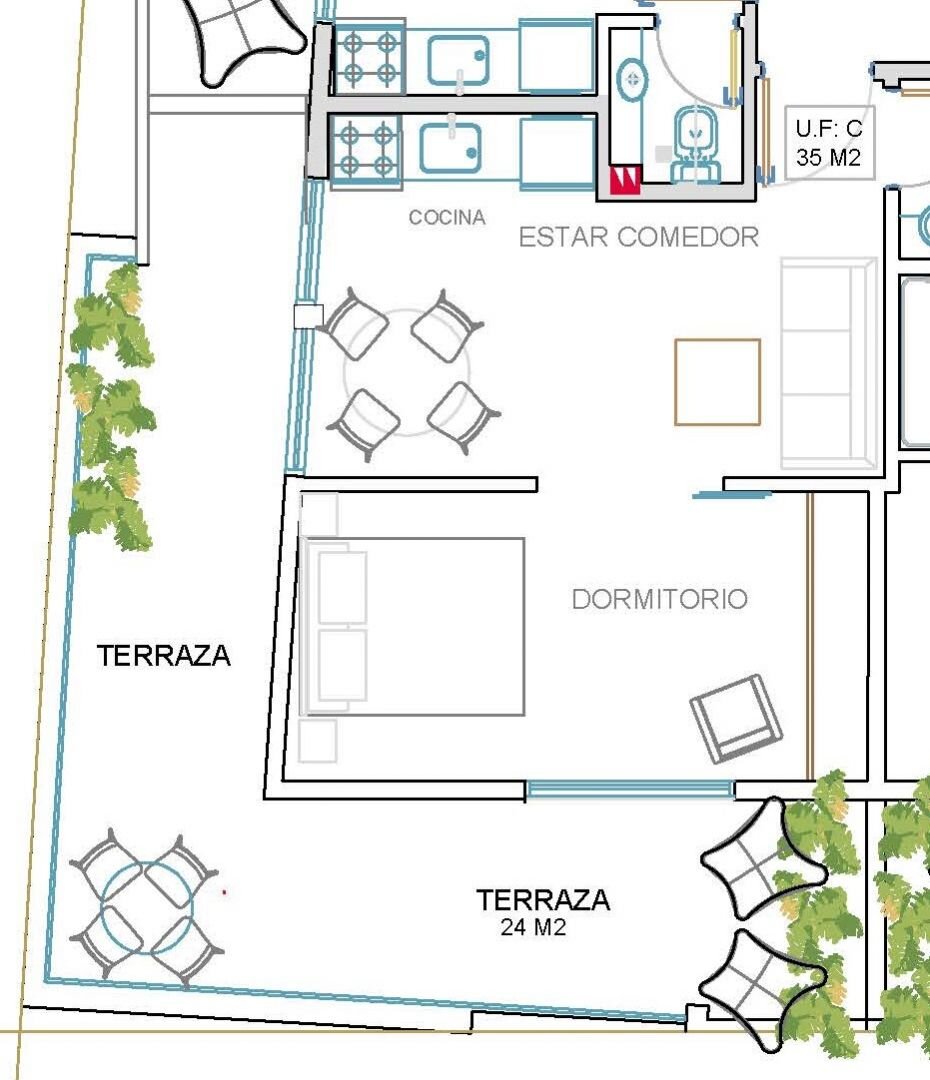 Departamento a estrenar en venta. 2 ambientes con balcón en esquina - 18