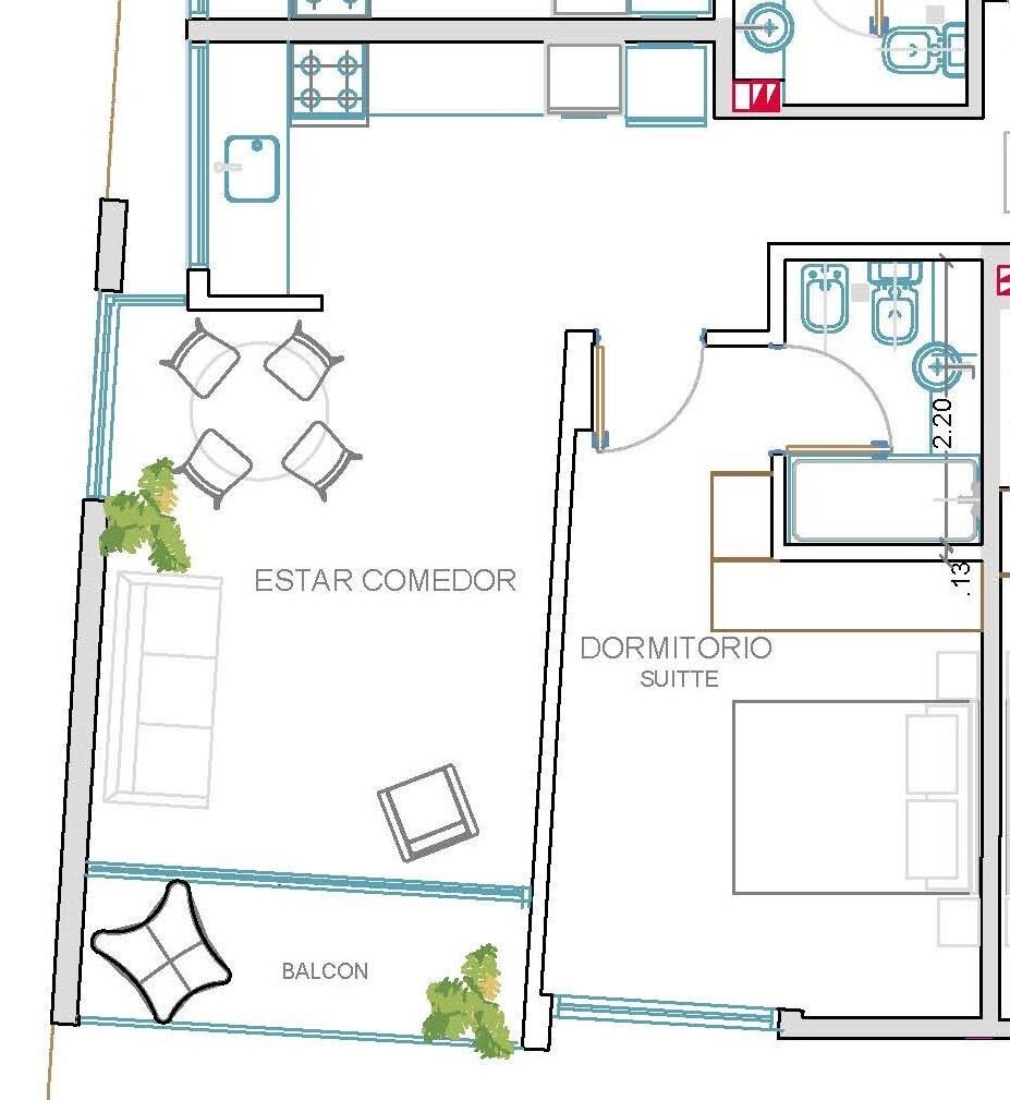 Departamento a estrenar en venta. 2 ambientes con balcón al frente - 18