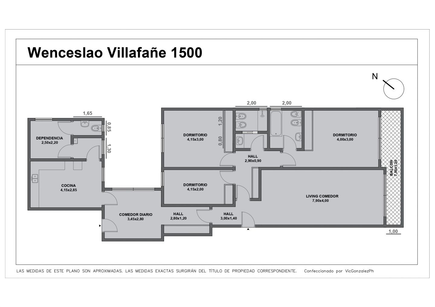 Departamento en venta. 4 ambientes c/dep. Balcon aterrazado - 44
