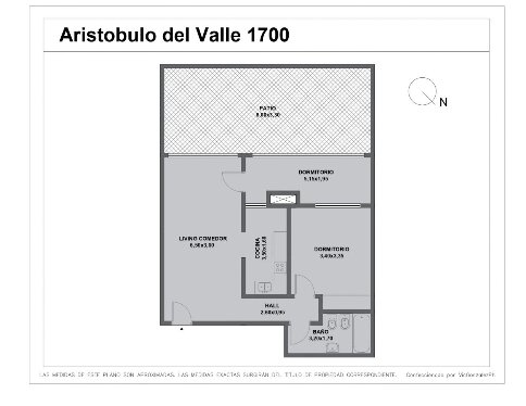 Venta. Departamento. 2 ambientes con patio. - 23