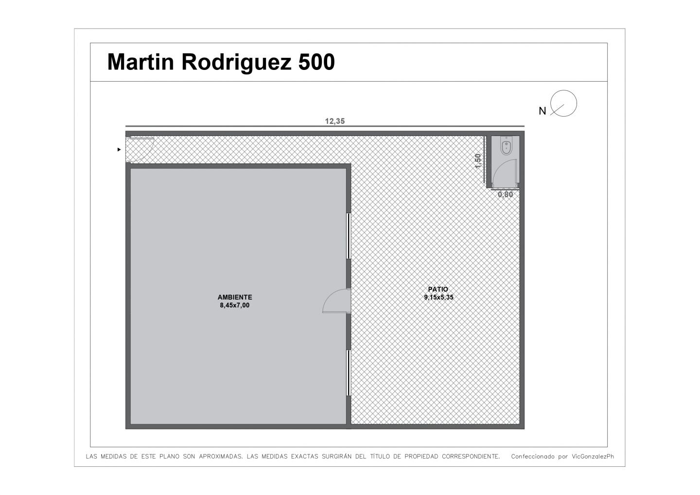 Lote en venta en La Boca. 9,23 x 12,05. 449 m2 vendibles - 26