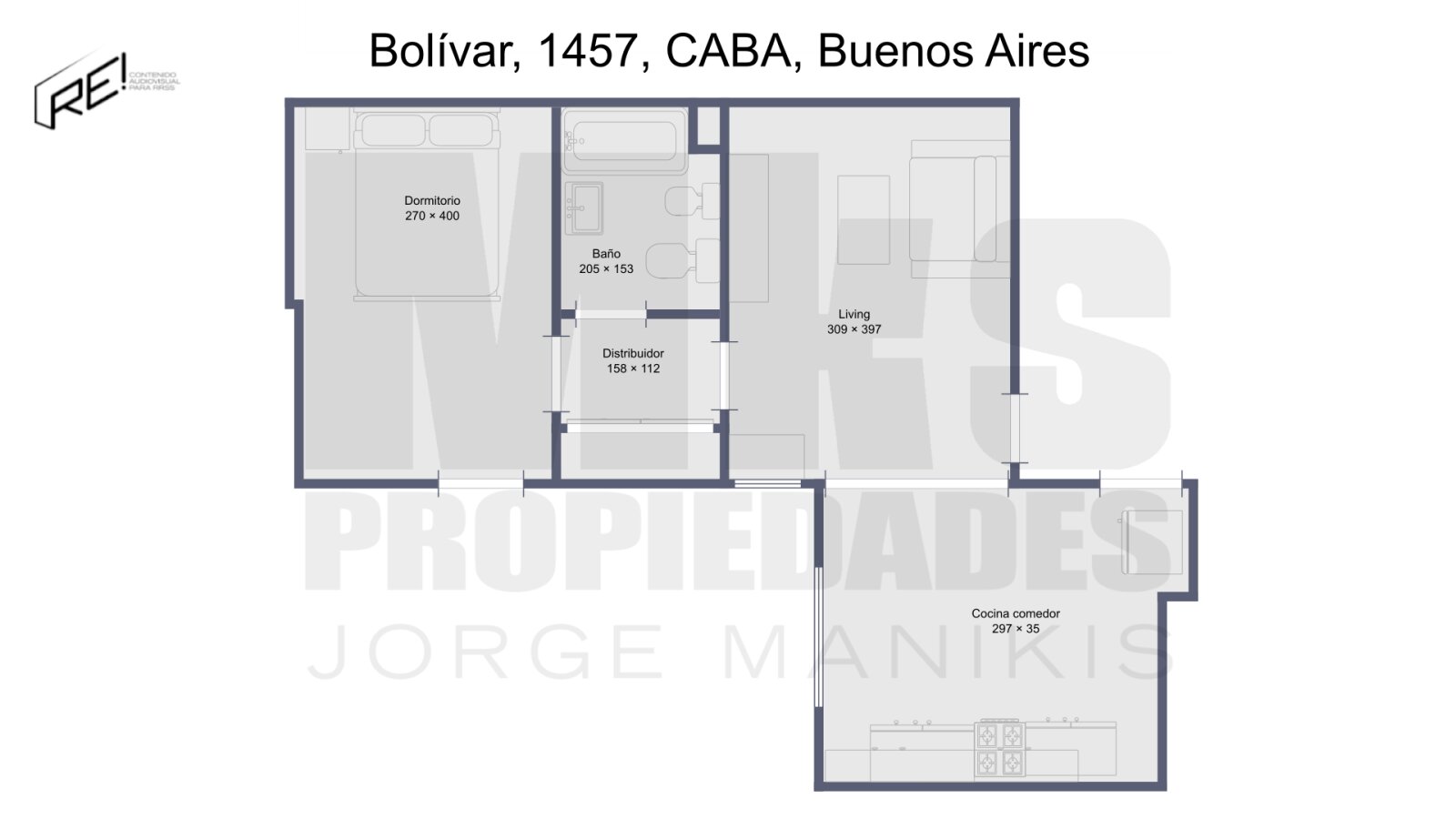 Departamento en venta. 2 ambientes. San Telmo. Súper luminoso. Cocina comedor. - 27