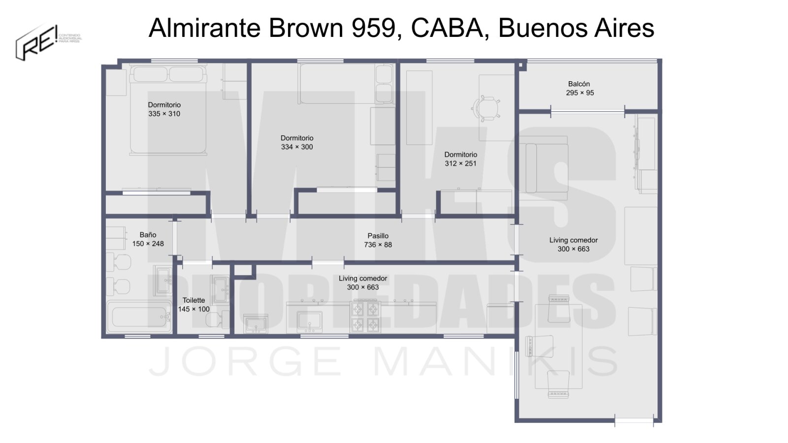 Departamento en venta. 4 ambientes con cochera. La Boca - 23