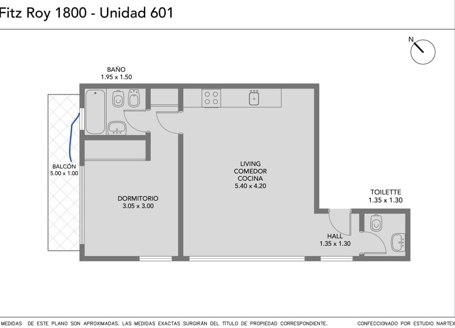 Venta Departamento 2 amb a estrenar c/ Balcón. Palermo. - 3
