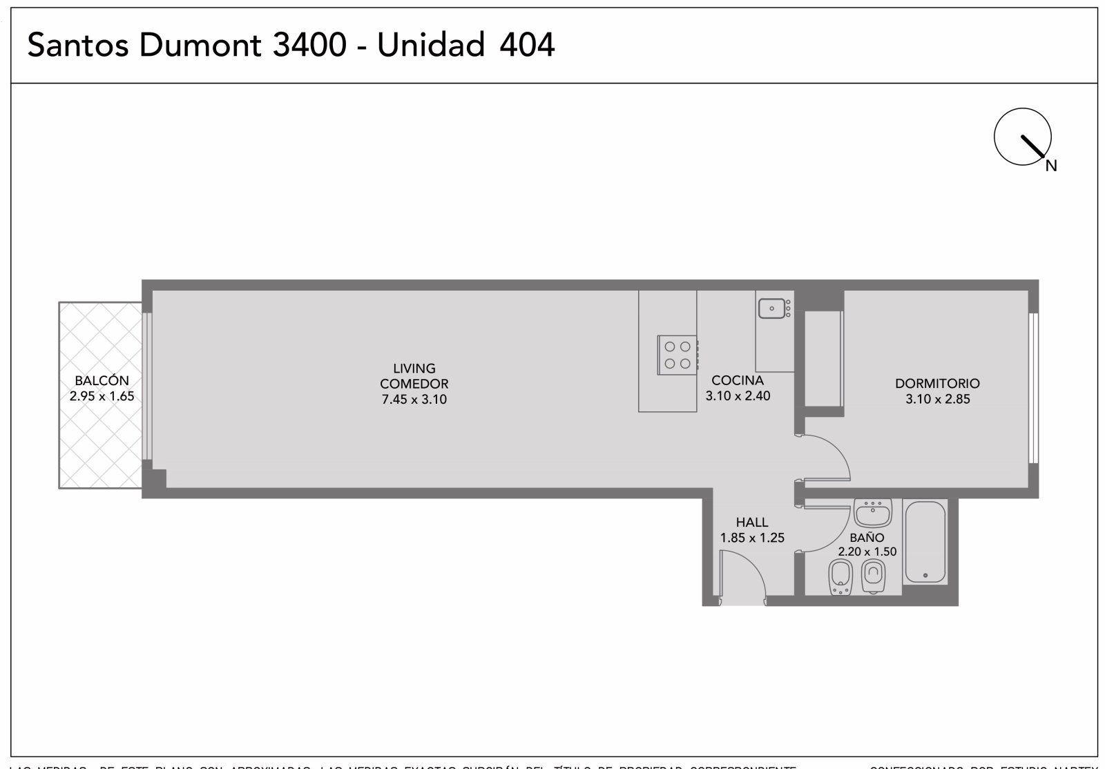 VENTA DPTO 2 AMB A ESTRENAR CON BALCON AL FRENTE. PARRILLA. AMENITIES. PALERMO - 2
