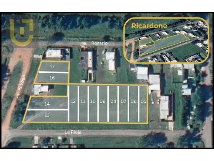 Terrenos - Ricardone - Venta