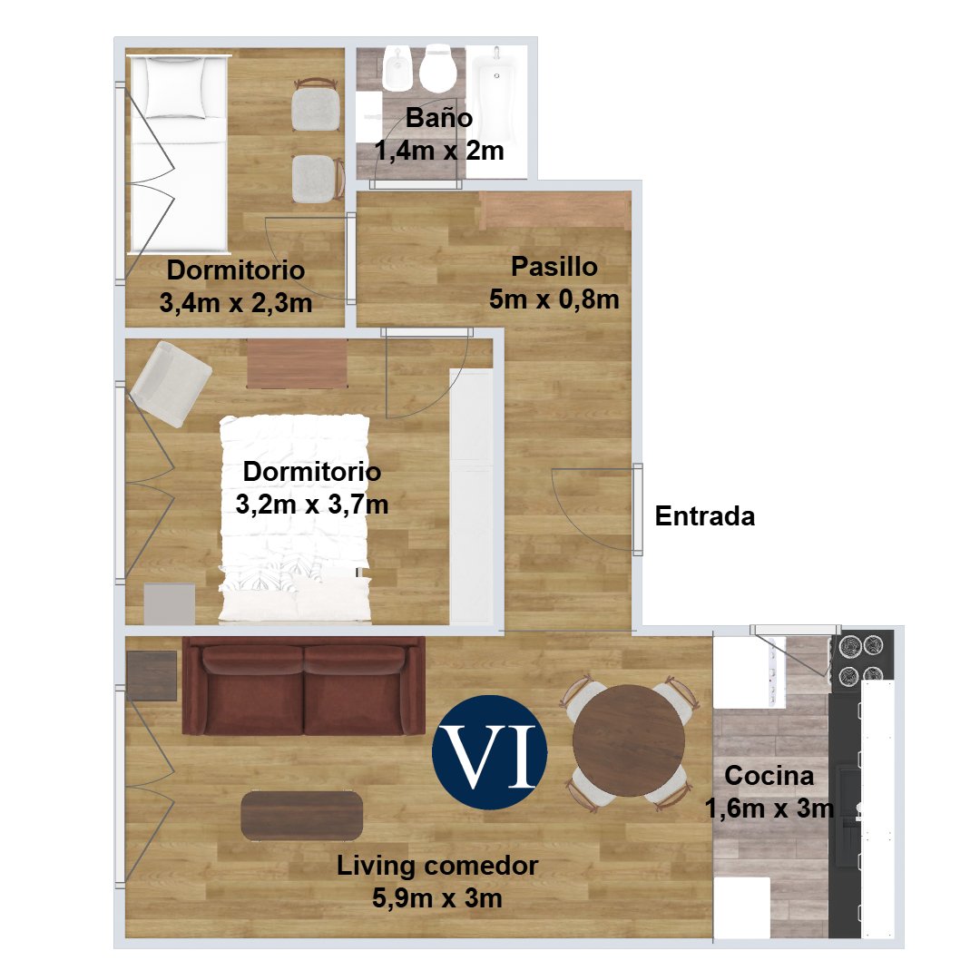Semipiso 3 ambientes en Recoleta - Bajó de precio - Reciclado - Frente - Apto profesional - 11