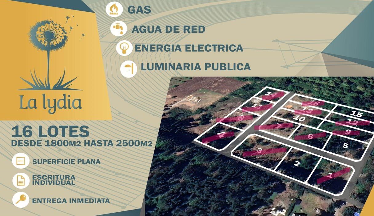 (KT006) Lotes en Lago Puelo - Loteo La Lidya- desde 1800 mt² - 12