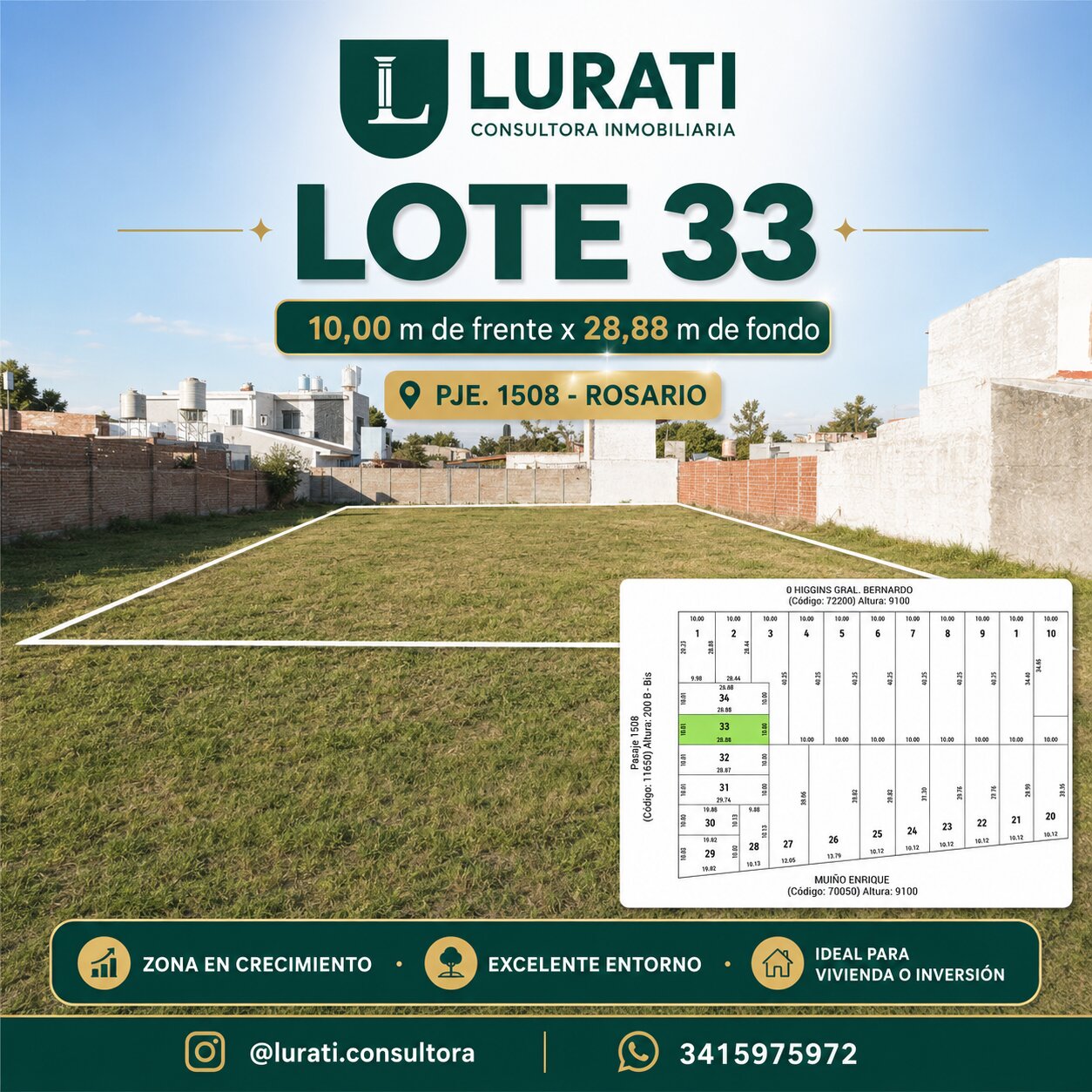 VENTA | Oportunidad de lote en Fisherton