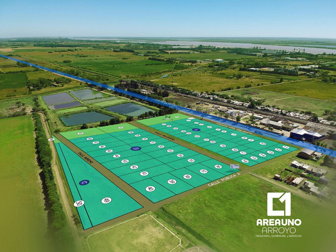 Venta terreno 650m2 en LOTEO INDUSTRIAL AREA UNO - ARROYO SECO - SANTA FE - Lote 26 - 4