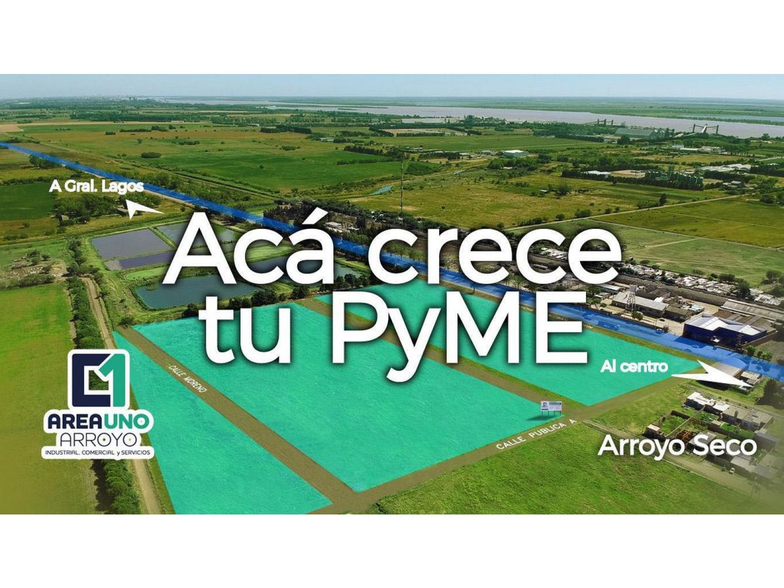 Venta terreno 650m2 en LOTEO INDUSTRIAL AREA UNO - ARROYO SECO - SANTA FE - Lote 26 - 5