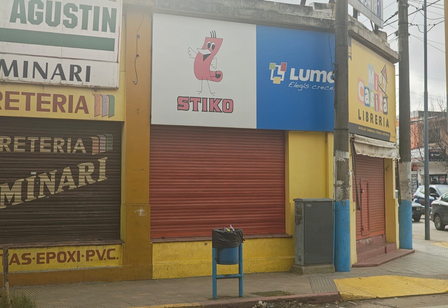 Esquina y parte lateral