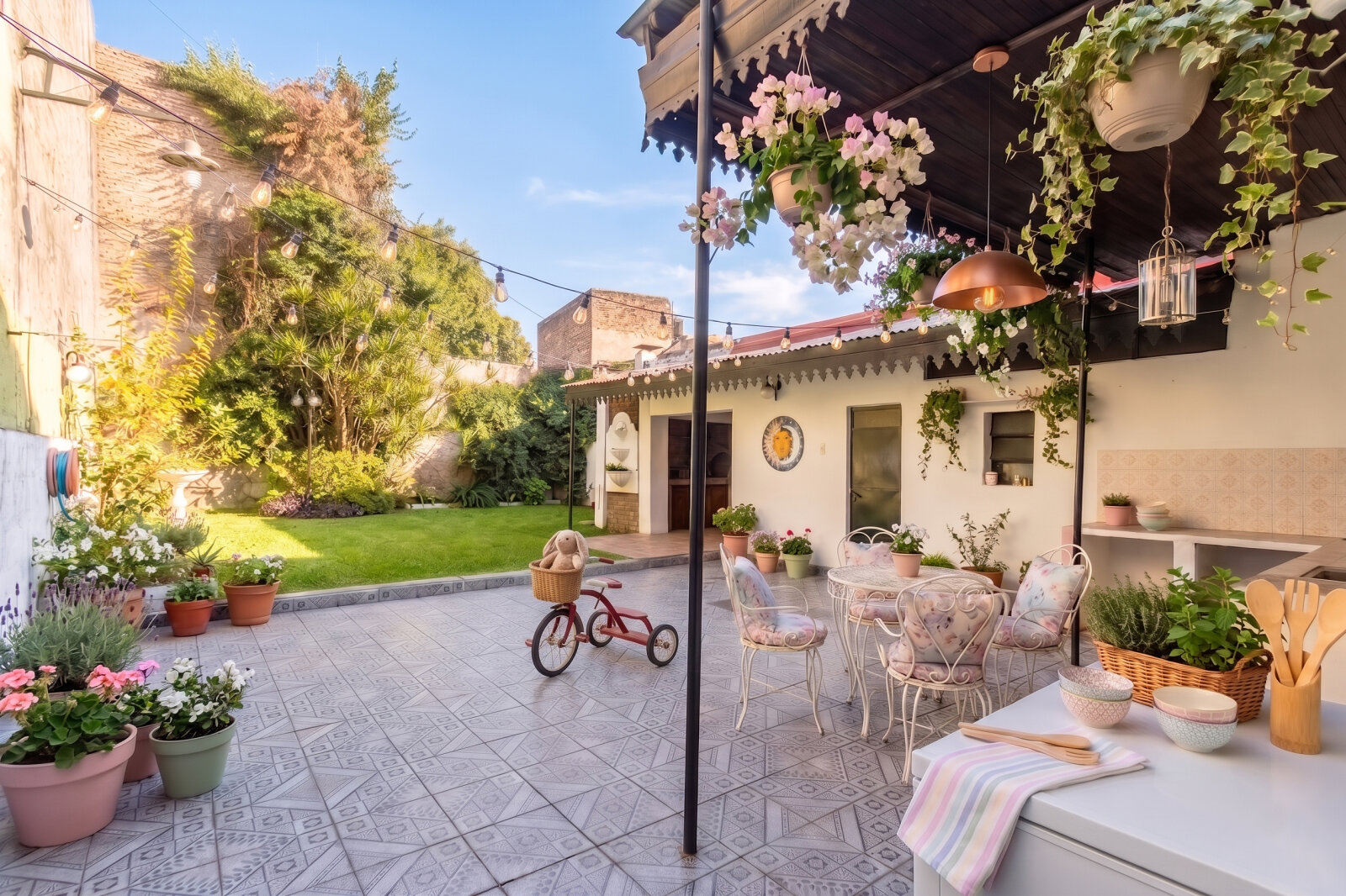 VENTA. CASA 5 AMBIENTES. JARDÍN. QUINCHO. COCHERA. FLORES - 1