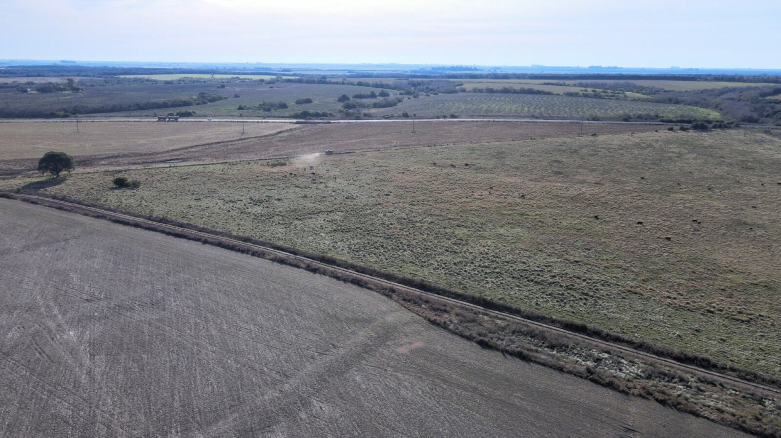 Campo mixto con casa y galpon, 78,5 has. Sobre ruta - 7