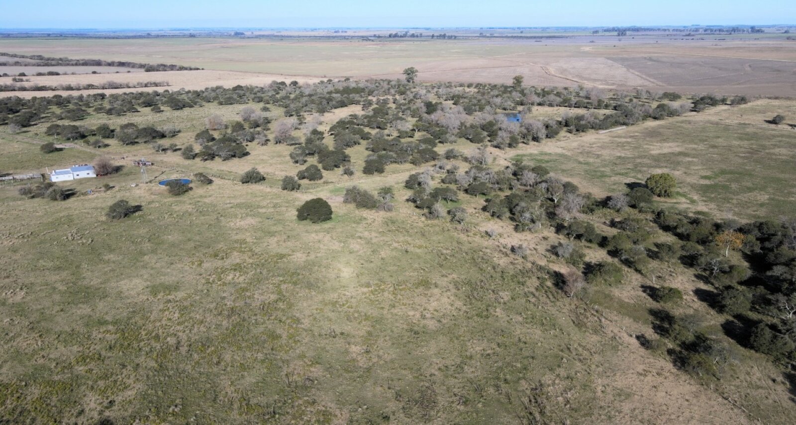 Campo mixto con casa y galpon, 78,5 has. Sobre ruta - 12