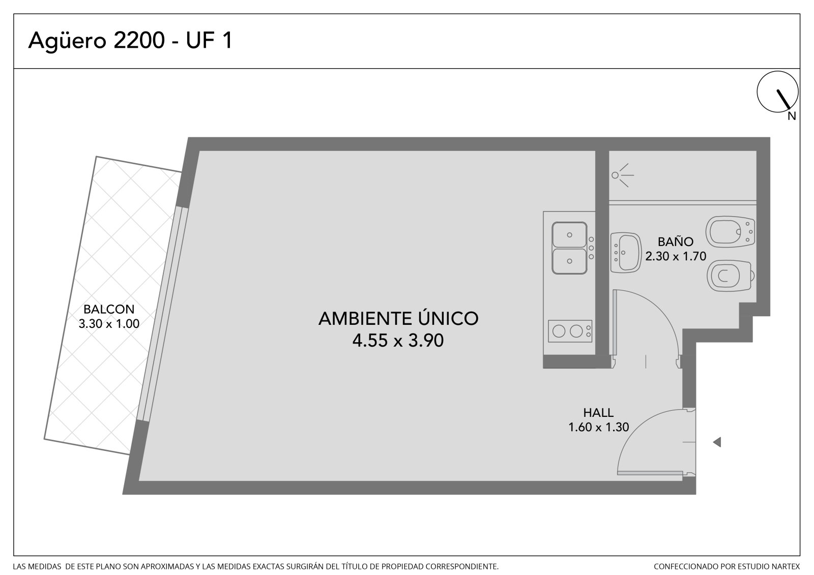 Venta - Monoambiente - A Estrenar - Recoleta - La Isla - 3