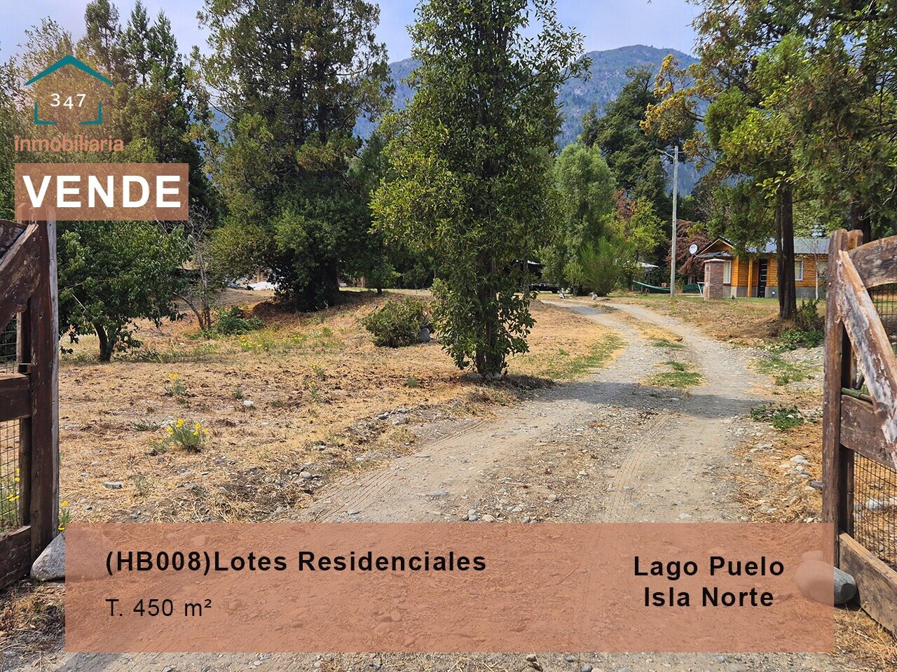 (HB008) LAGO PUELO, en Isla Norte, Lotes de 450mts2 - 1