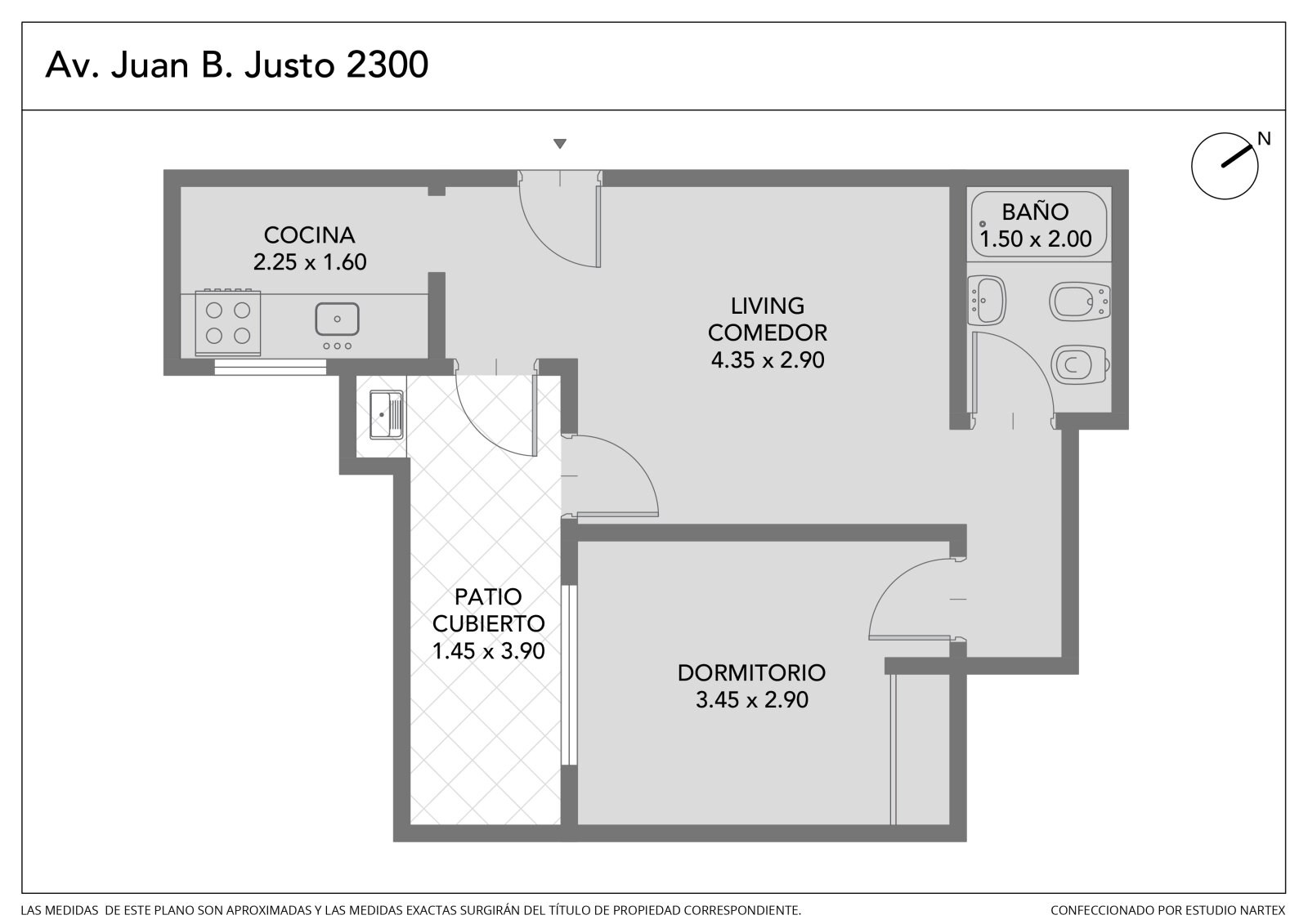 VENTA DEPARTAMENTO DOS AMBIENTES. VILLA CRESPO. PATIO. APTO CREDITO - 7