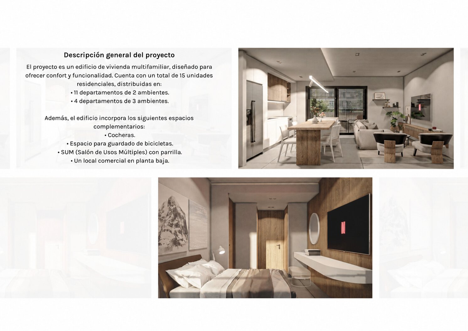Departamentos 2 y 3 ambientes en construcción en Monte Castro - 1