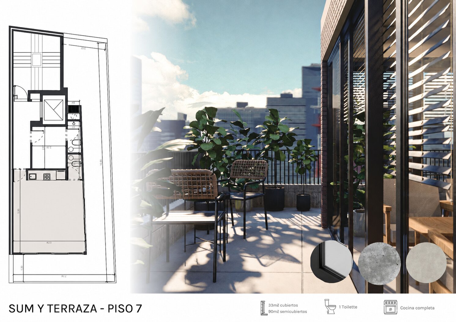Departamentos 2 y 3 ambientes en construcción en Monte Castro - 23