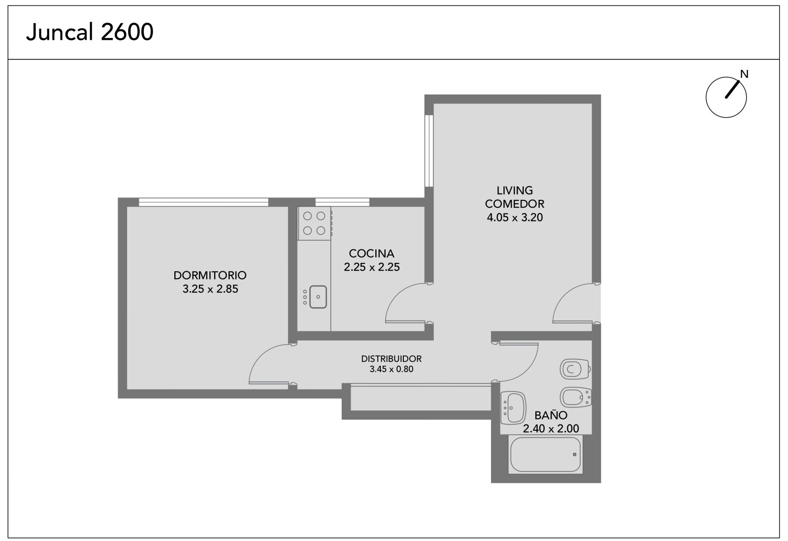 Venta. Departamento 2 ambientes. Luminoso. Apto Credito. Recoleta - 2