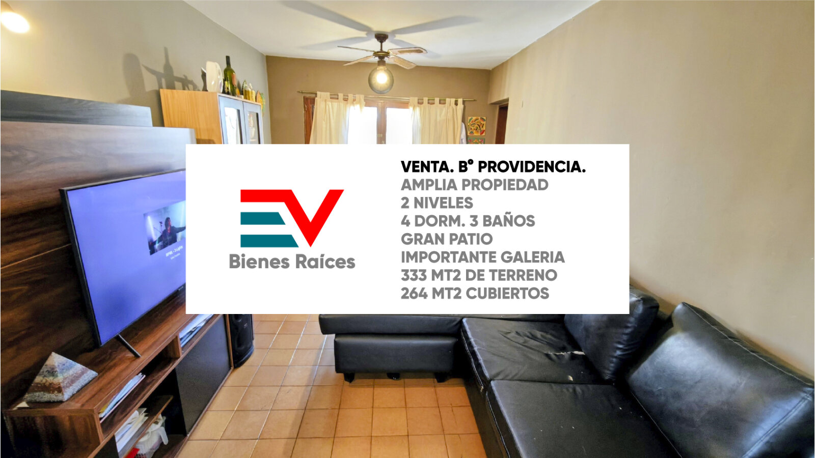 VENTA. B° PROVIDENCIA. AMPLIA PROPIEDAD. 4 DORM 3 BAÑOS. GRAN PATIO Y GALERIA. GARAGE