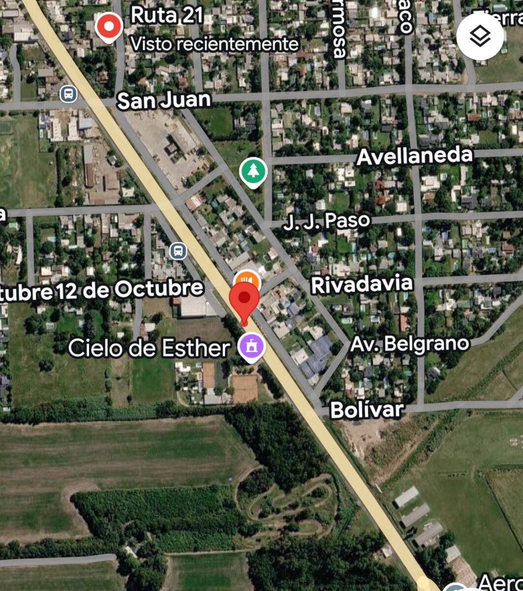 Terreno 2950 metros sobre ruta 21