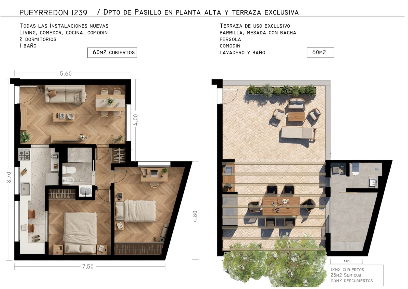 Departamento de 2 dormitorios en Rosario - Barrio Lourdes - 15