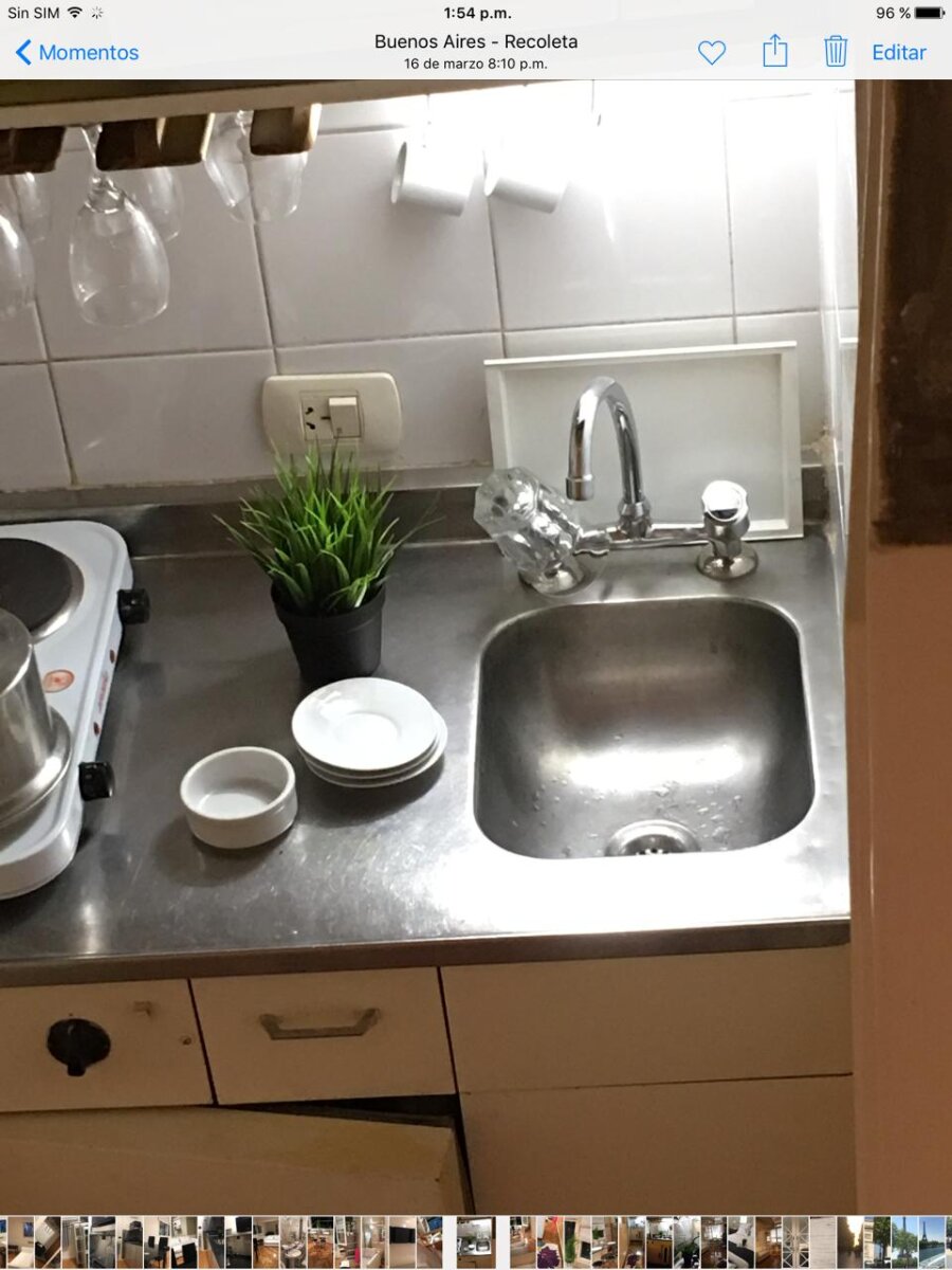 Recoleta, Francisco de Vittoria 2300, 1 amb, 30m2, u$s 500 + expensas + servicios. - 6