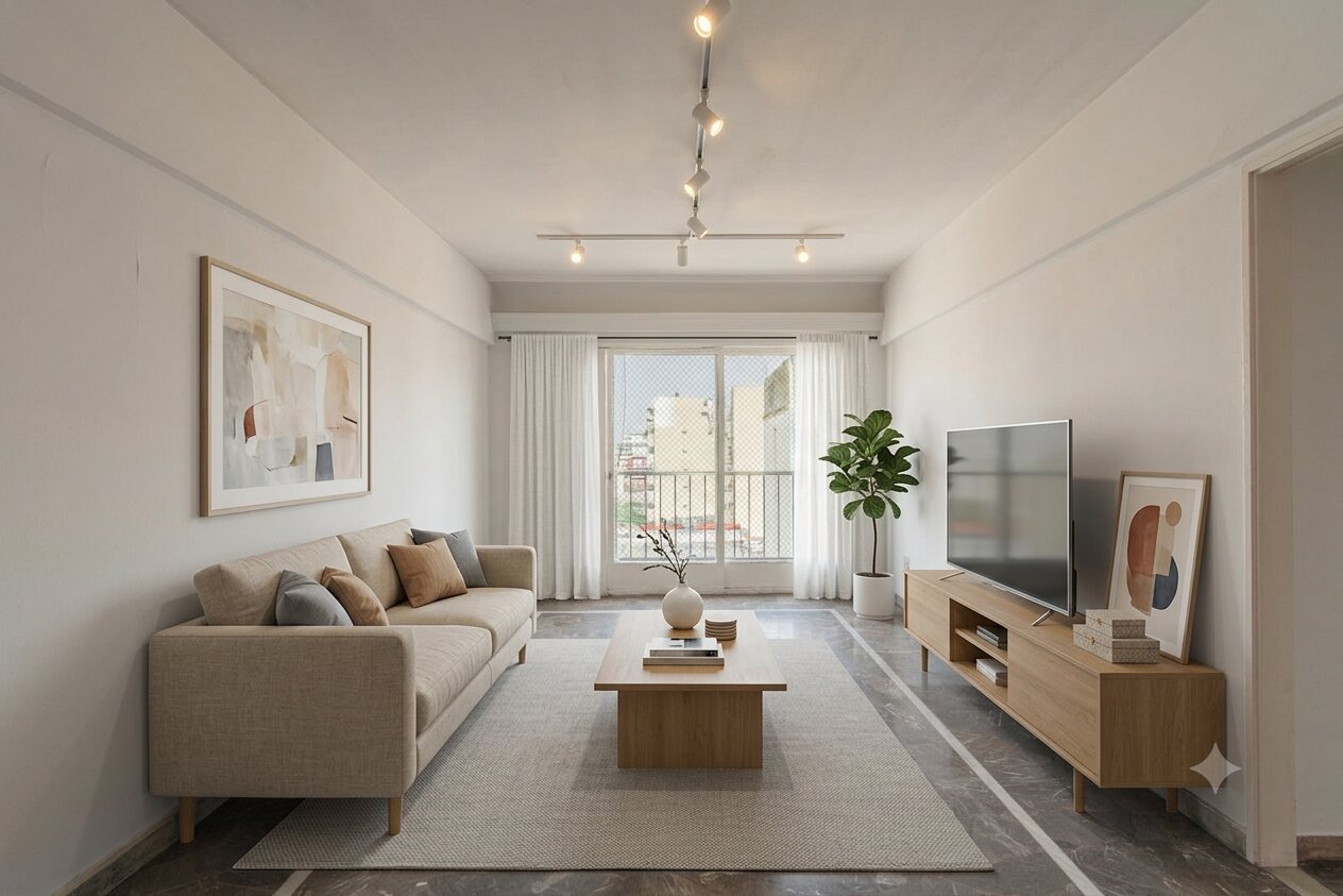 Venta. DEPTO 3 Amb c/ Dependencia. COCHERA CUBIERTA. Balcón corrido. Luminoso. Piso alto. Villa del Parque - 1