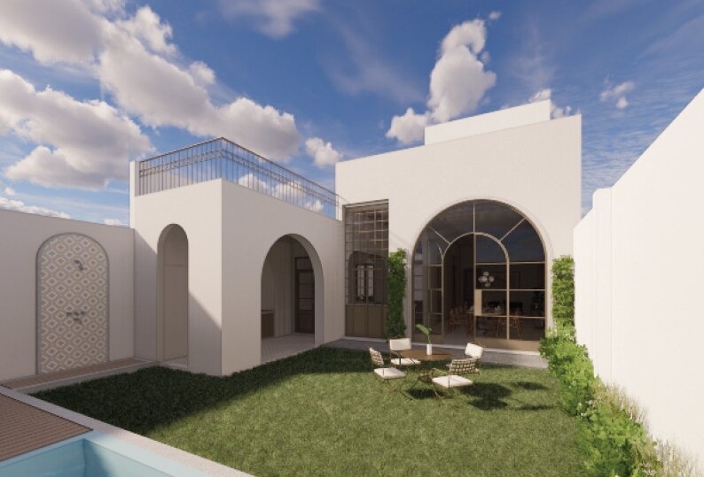 VENTA MITRE 2300, CASA 2 PLANTAS, DE 3 DORMITORIOS, 3 BAÑOS, CON PISCINA Y COCHERA. - 5