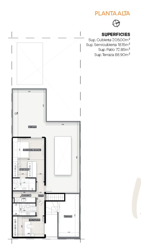 VENTA SARMIENTO 2300 CASA EN DOS PLANTAS 3 DORMITORIOS, 3 BAÑOS CON COCHERA Y PISCINA - 65