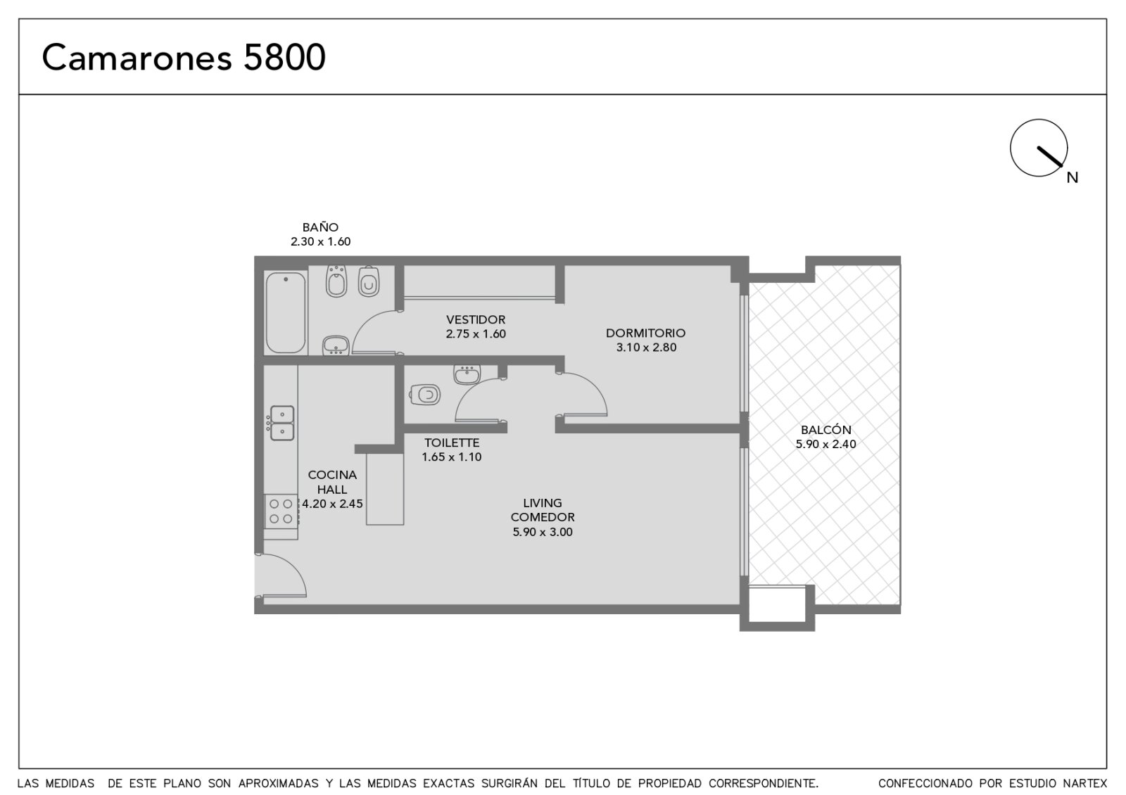 Venta. Depto 2 amb a Estrenar. Frente. Con balcón. Versalles - 24