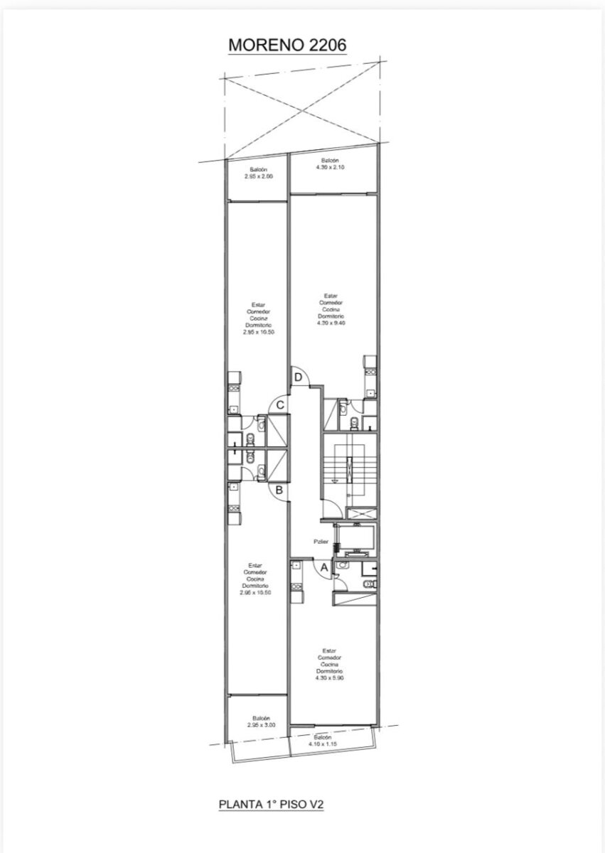 LOTE EN BALVANERA EXEL. UBICACION PARA CONSTRUIR 2600 M2 VENDIBLES P.B 12 P a MTS de PLAZA 1° de MAYO Y AV RIVADAVIA - 3