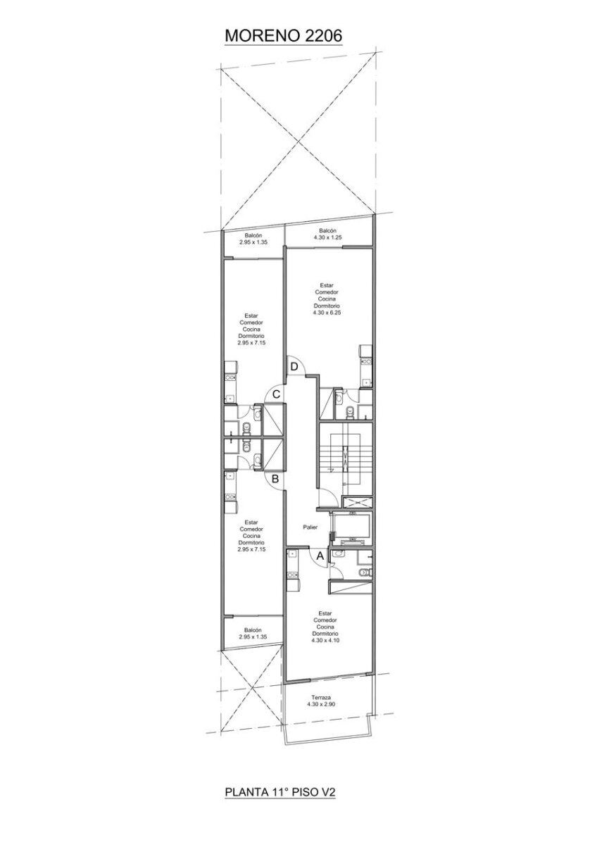 LOTE EN BALVANERA EXEL. UBICACION PARA CONSTRUIR 2600 M2 VENDIBLES P.B 12 P a MTS de PLAZA 1° de MAYO Y AV RIVADAVIA - 7