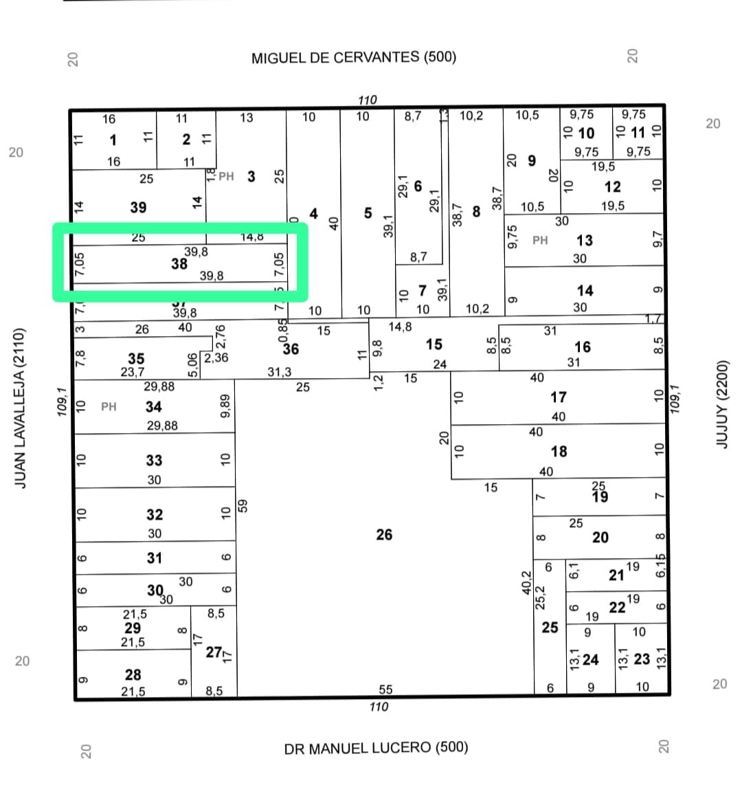Vendo Lote B° Alta Cordoba - Imagen 2