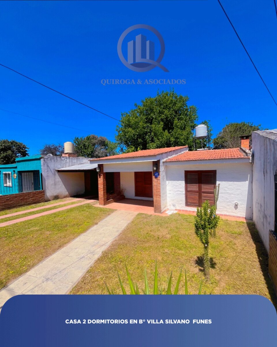 CASA DE 2 DORMIITORIOS CON GRAN PATIO B° SILVANO FUNES