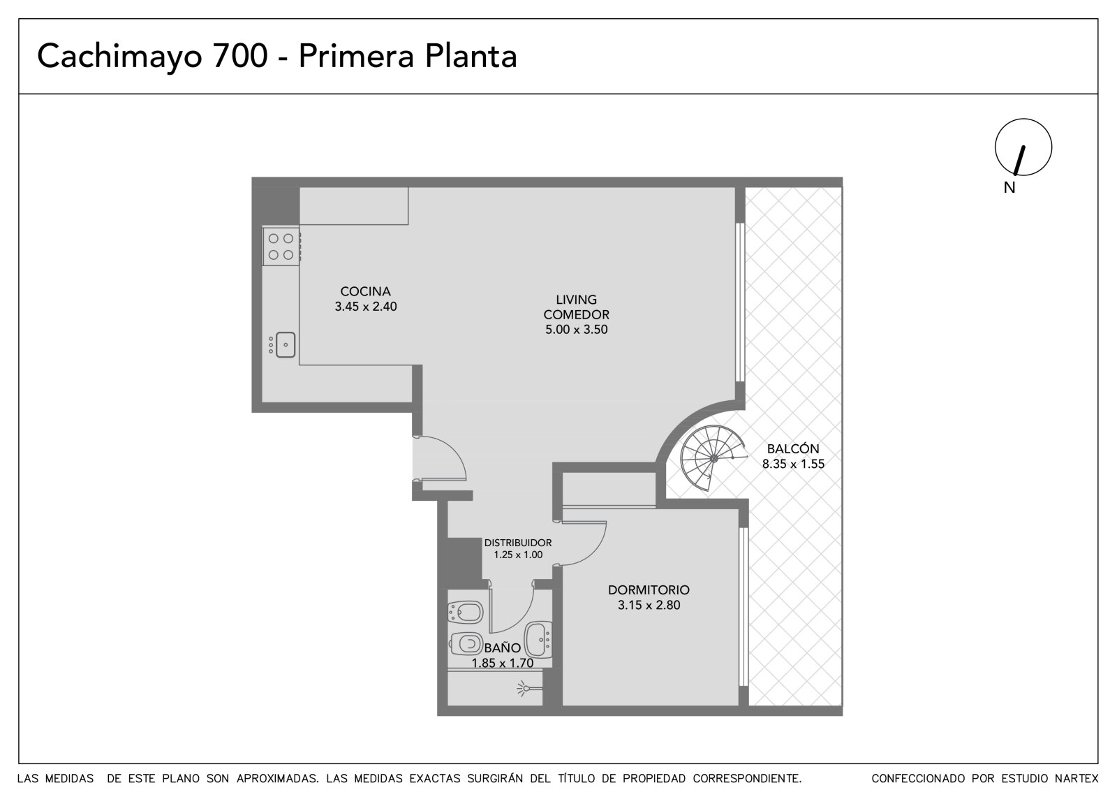 Venta. Duplex 2 ambientes a estrenar. Apto crédito. Caballito - 22