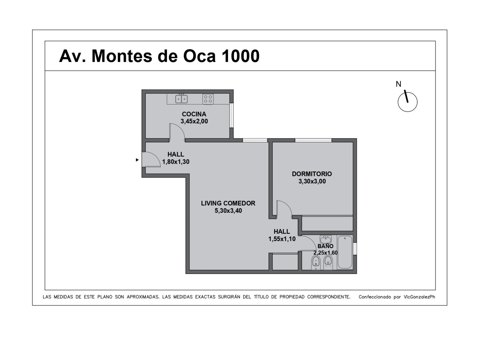 Venta. 2 ambientes sobre Av. Montes de Oca. - 19