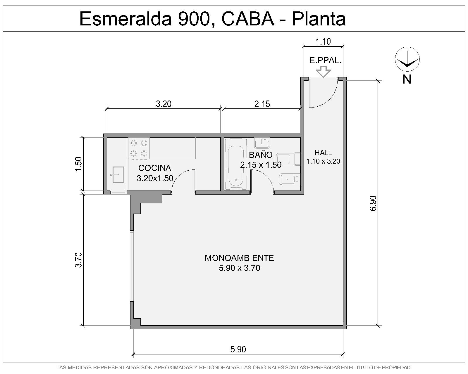 Departamento Monoambiente en la mejor zona de Retiro - 2