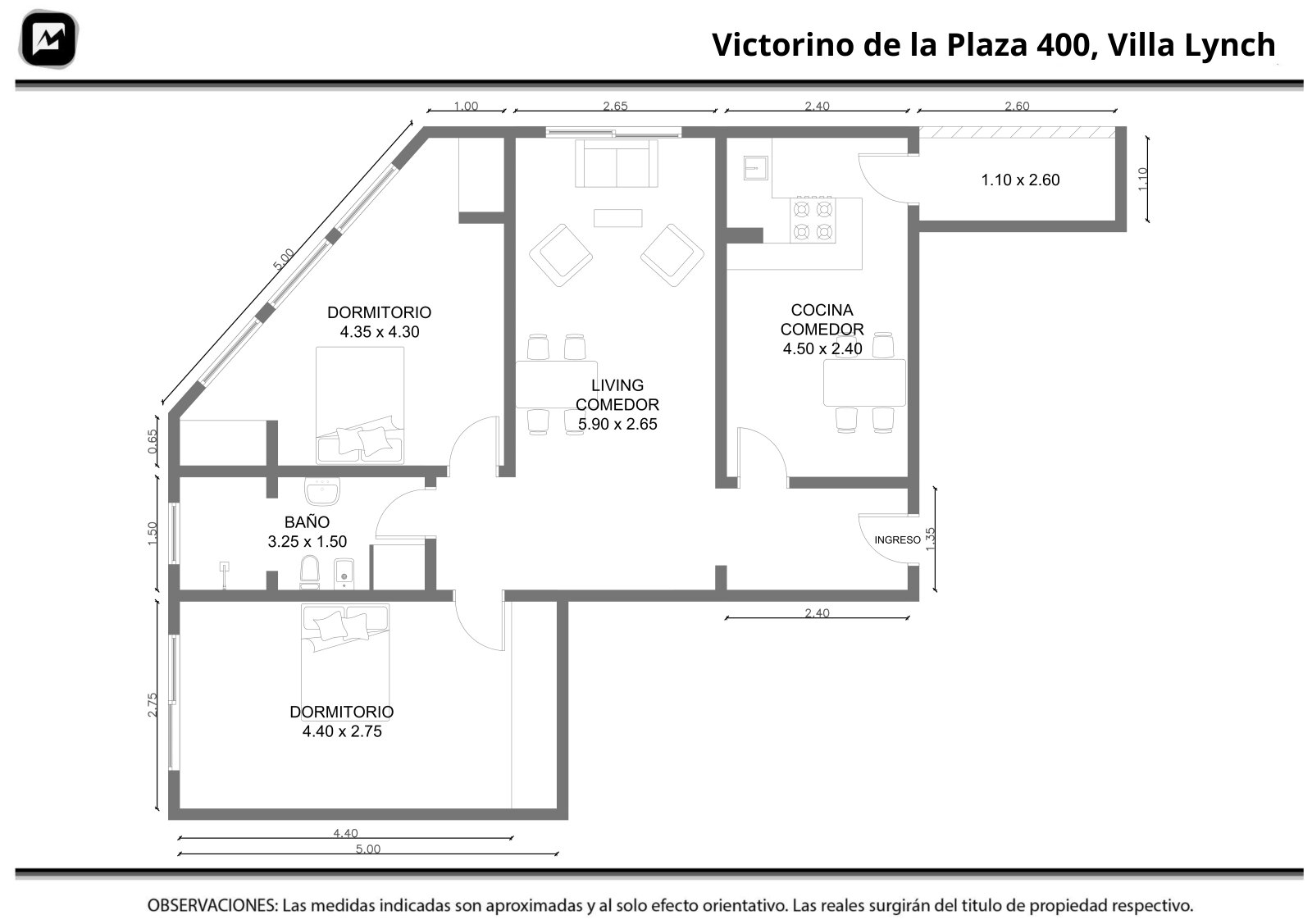 Venta 3 ambientes | esquina | muy luminoso - 8