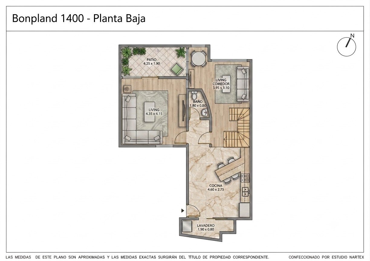 Dúplex 3 ambientes con doble altura, 2 suites, cochera y baulera en Palermo - 13