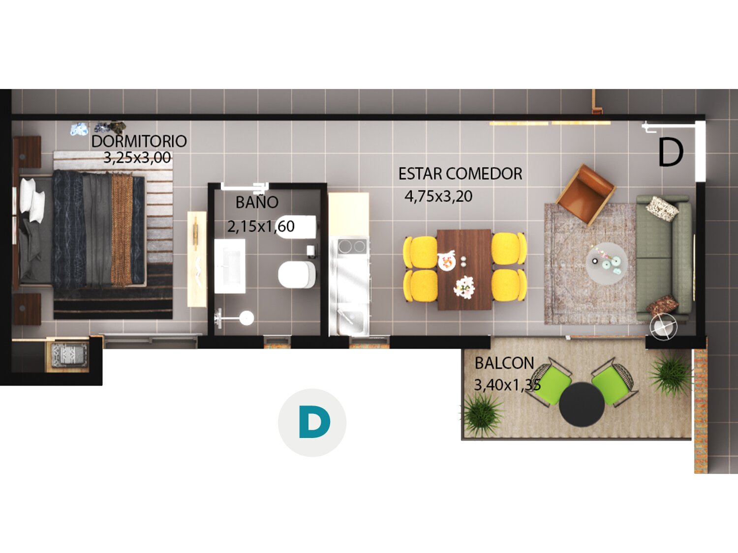 VENTA MONOAMBIENTE EN VILLA MARIA - En Obra - Imagen 3