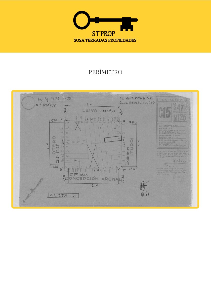 Lote de Terreno en Chacarita | OTERO 164 - 9
