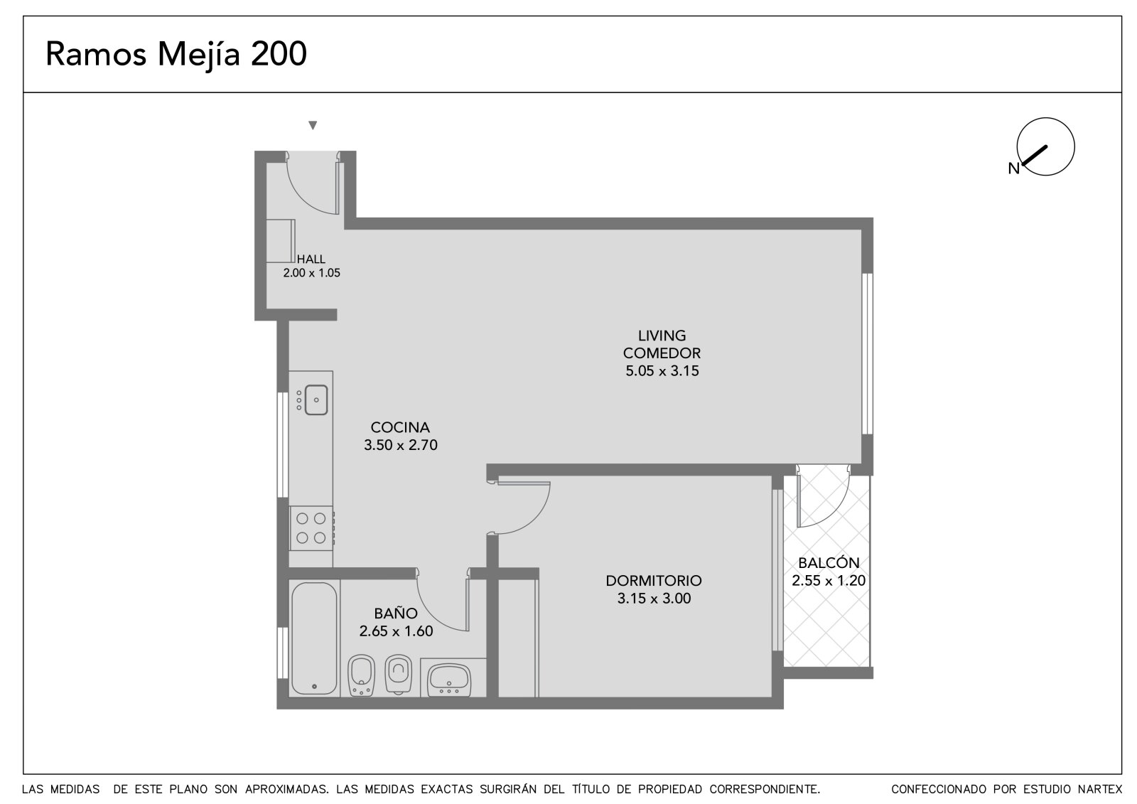 Departamento de dos ambientes, con baulera, y piscina - 24