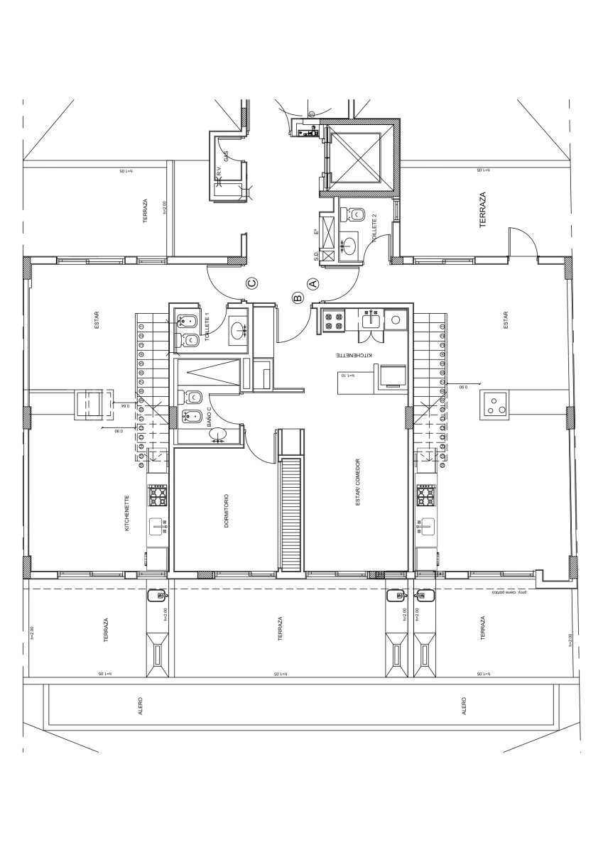 Alquiler departamento duplex 1 dormitorio y 1 escritorio en Alberdi - Imagen 21