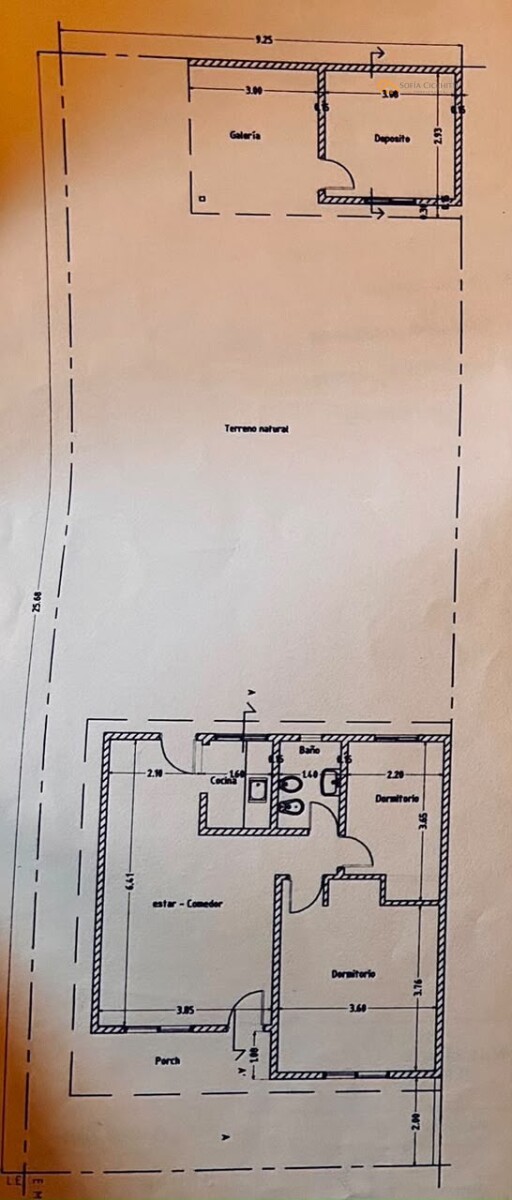 ROLDAN - CASA EN VENTA -CASCO CENTRICO - 2 DORMITORIOS - 10