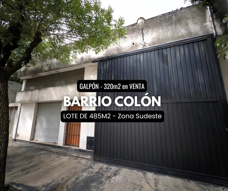 Galpón En Venta | 320m2, Barrio Colón, Zona Sudeste Córdoba. - 1